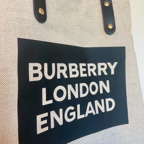 Burberry Canvas Tote - Picture 2 of 9